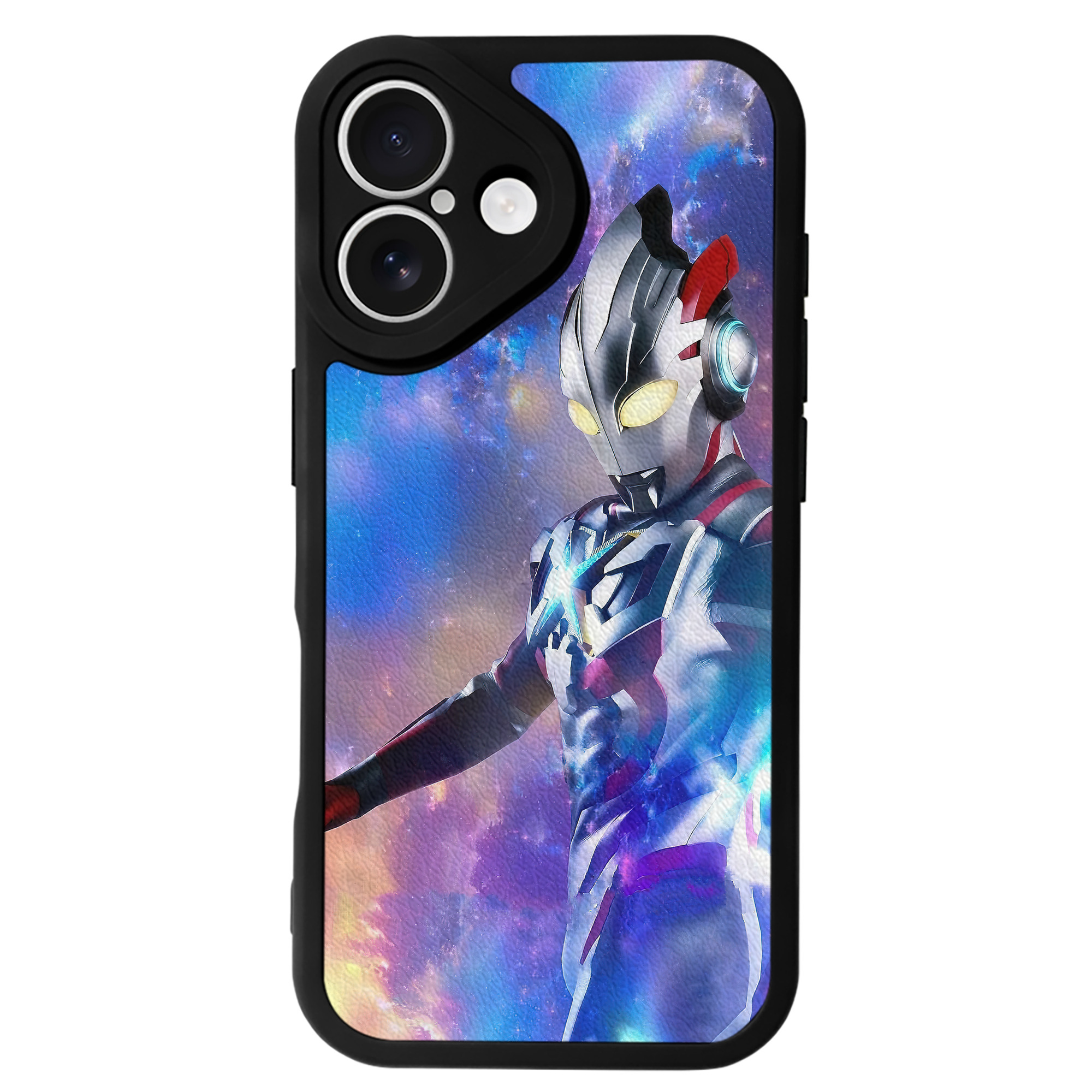 （画像用） ウルトラマン Ultraman 【iPhone 16シリーズ対応】シリコンスマホケース（レザー調） 材質：シリコン